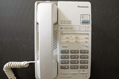 טלפון משיבון קלטות רטרו Panasonic (מיוצר ביפן)