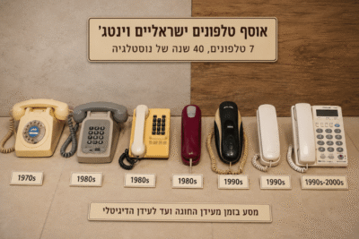 7 טלפונים וינטג' מקוריים - חבילה משתלמת לחובבי נוסטלגיה